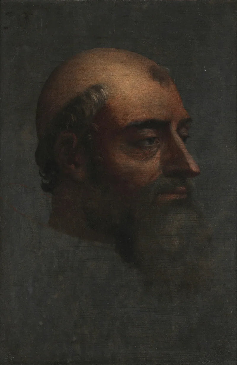 Porträtt av Clément VII med skägg - Sebastiano del Piombo