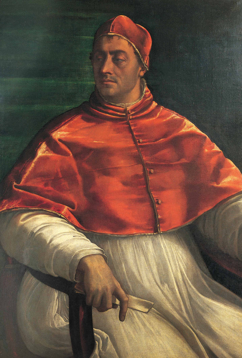 Porträtt av Clément VII utan skägg - Sebastiano del Piombo