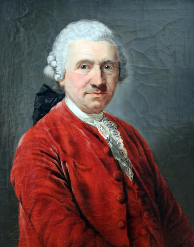 Porträtt av Conrad Ekhof, teaterregissör och teaterhistoriker - Anton Graff