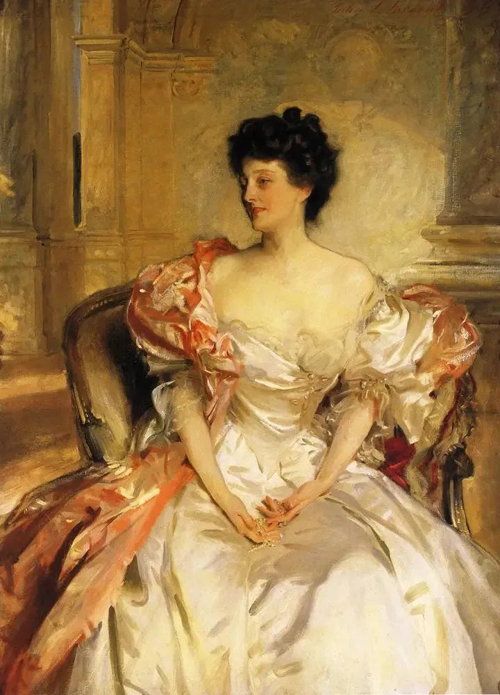 Porträtt av Cora Elizabeth Smith Colgate Kennard, kortvarigt grevinna av Strafford - John Singer Sargent