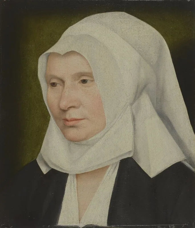 Porträtt av Cornelia Sandrien, hustru till Petrus Aegidius (1486-1533) - Quentin Metsys