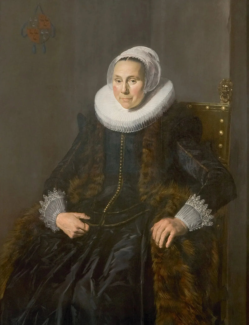 Porträtt av Cornelia Voogt - Frans Hals