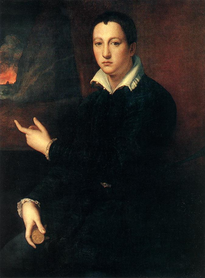 Porträtt av Cosme I av Medici - Bronzino
