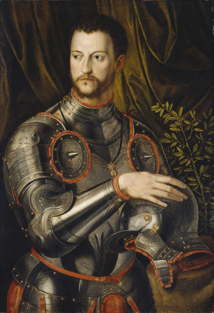 Porträtt av Cosme I av Medici, storhertig av Toscana - Bronzino