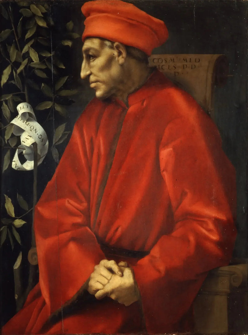 Porträtt av Cosme den gamle - Pontormo