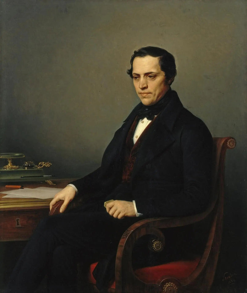 Porträtt av D.E. Benardaki - Charles de Steuben