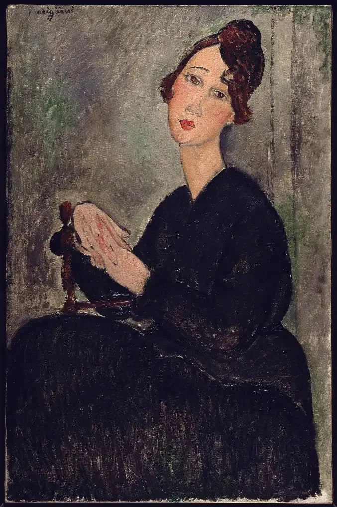 Porträtt av Dédie - Amedeo Modigliani