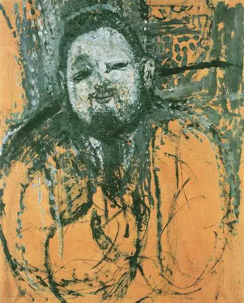 Porträtt av Diego Rivera - Amedeo Modigliani