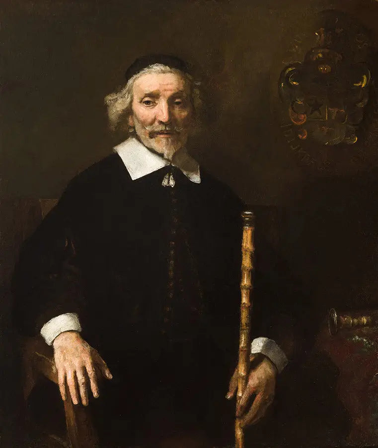 Porträtt av Dirck van Os - Rembrandt