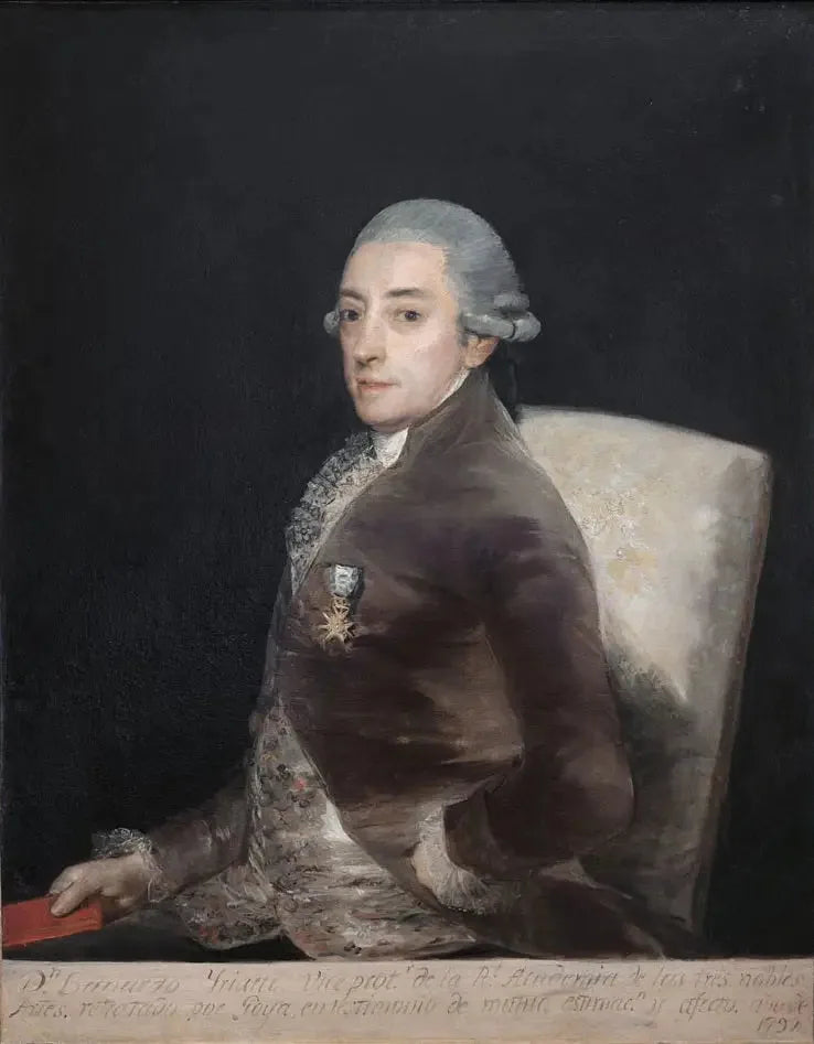 Porträtt av Don Bernardo Iriarte - Francisco de Goya