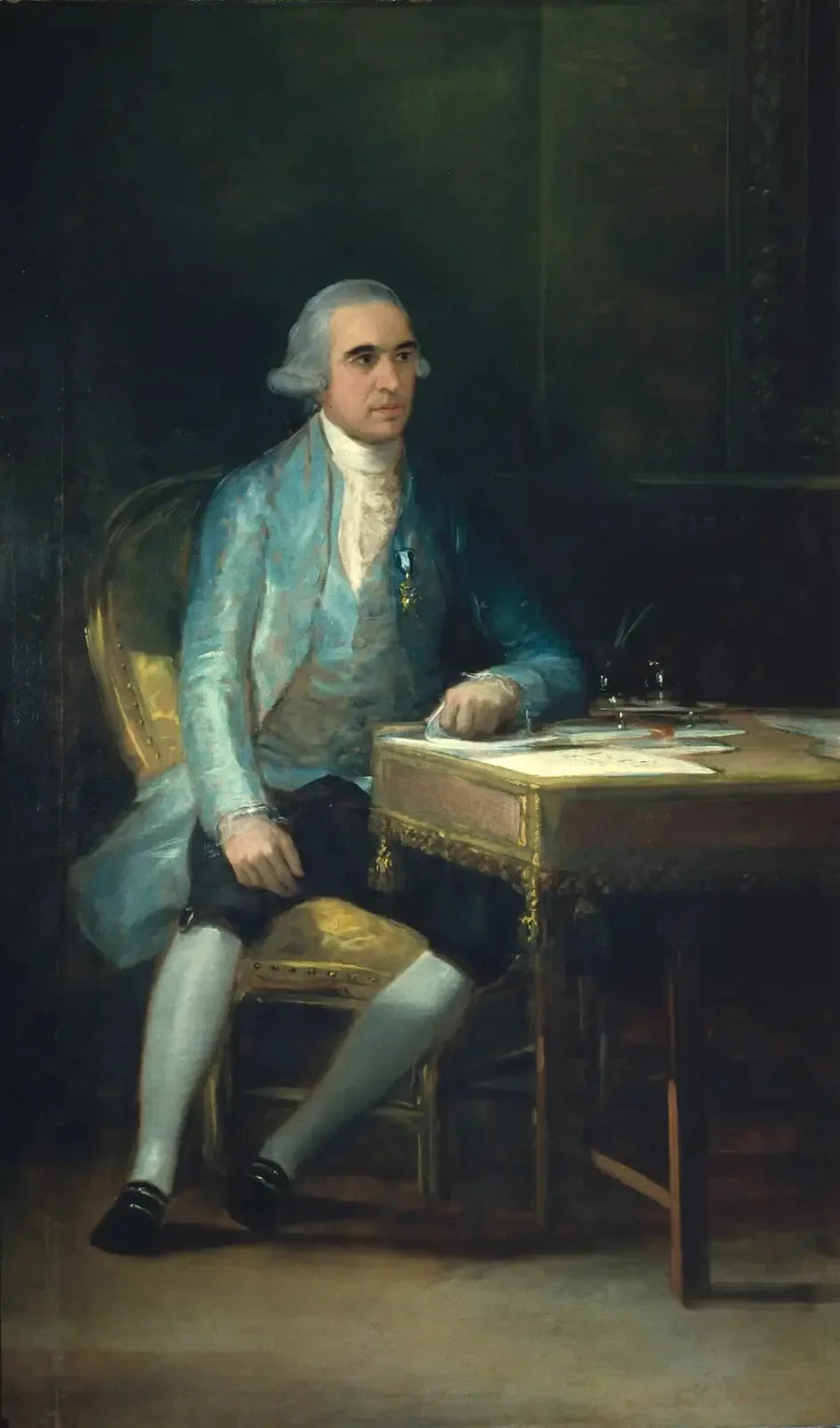 Porträtt av Don Francisco de Saavedra - Francisco de Goya