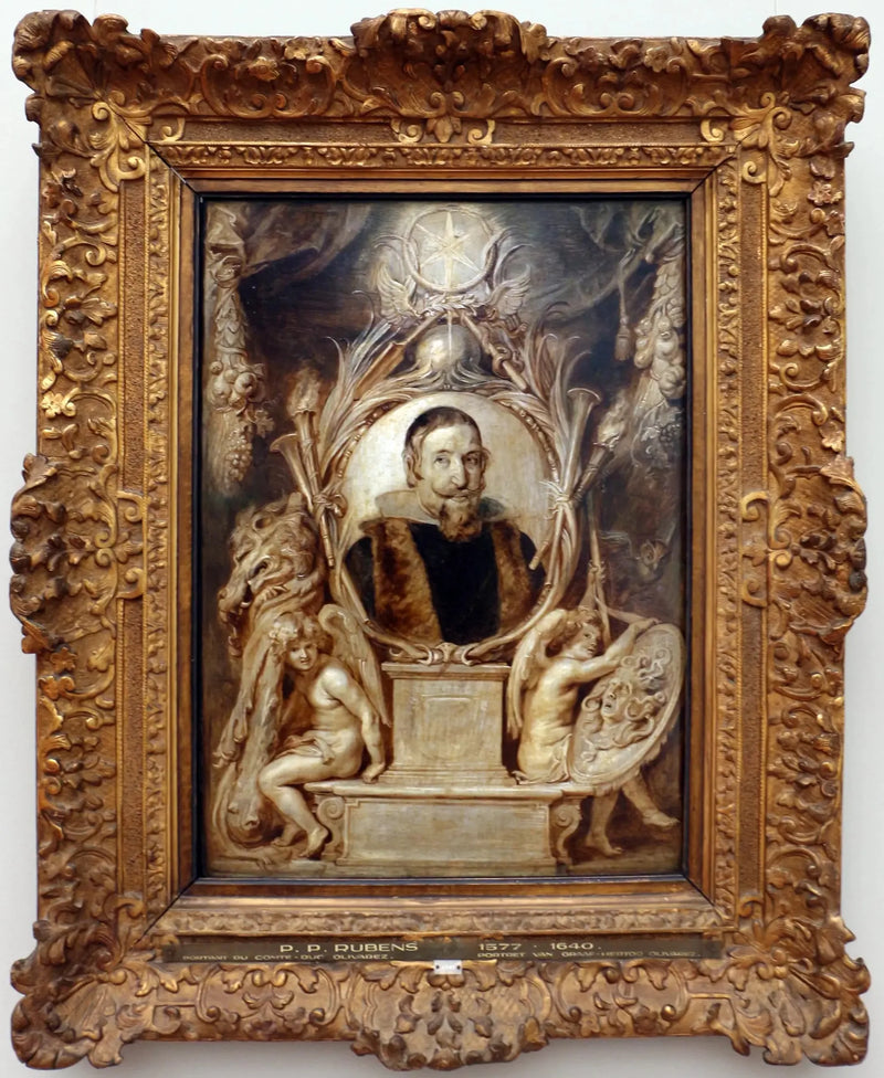 Porträtt av Don Gasparo de Guzmàn y Pimentel, greve-duc d'Olivares, hertig av San Lucar de Barrameda (1587-1645) - Peter Paul Rubens
