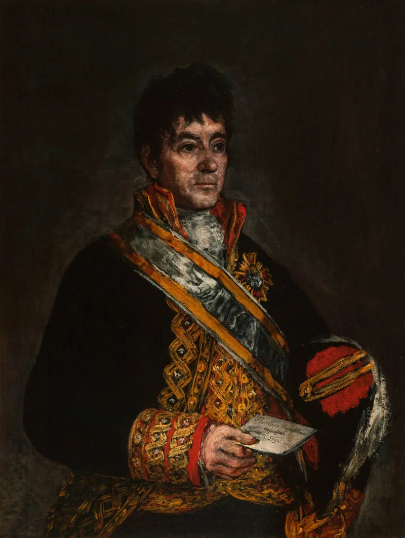 Porträtt av Don Miguel De Lardizabal - Francisco de Goya
