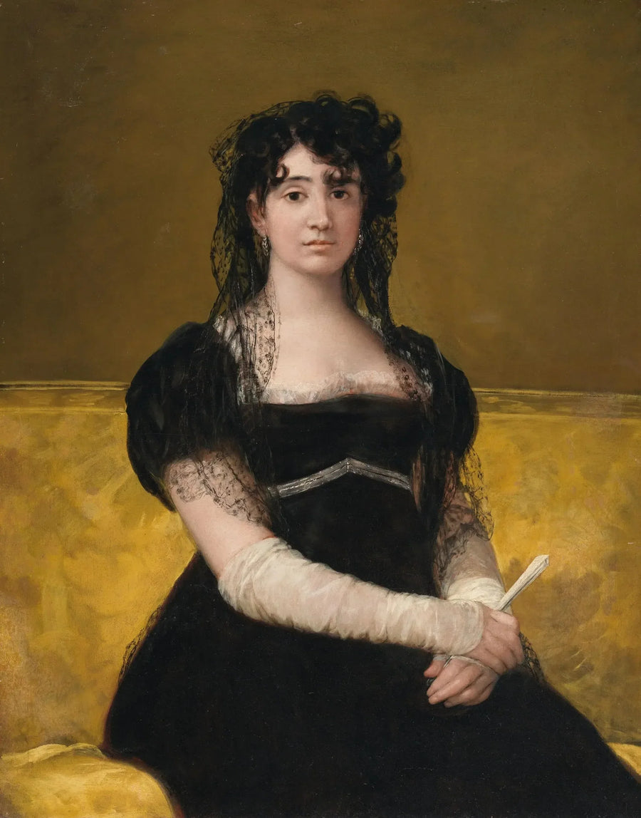 porträtt av Doña Antonia Zárate - Francisco de Goya