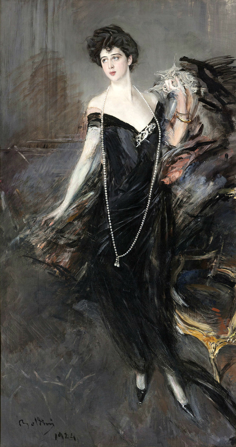 Porträtt av Donna Franca Florio - Giovanni Boldini