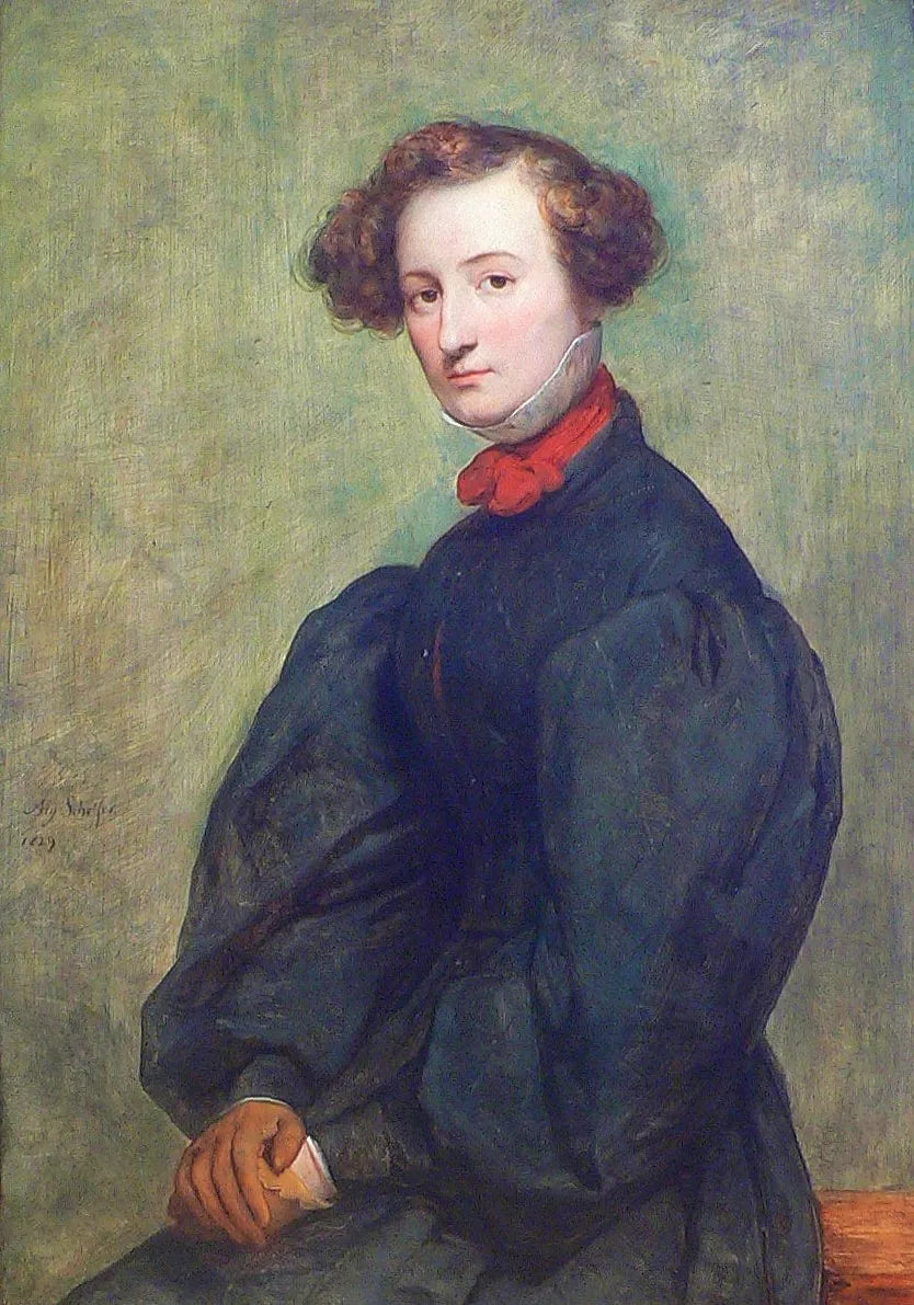 Félicie de Fauveau-porträtt - Ary Scheffer