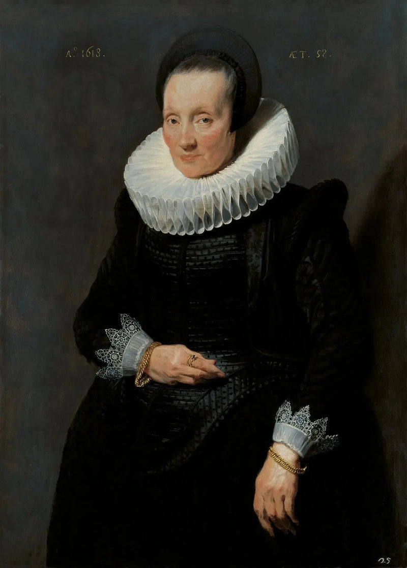 Porträtt av kvinna, 1618 - Antoine van Dyck