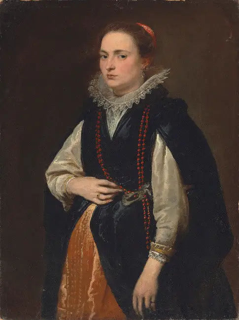 Kvinnoporträtt, 1621-1628 - Antoine van Dyck