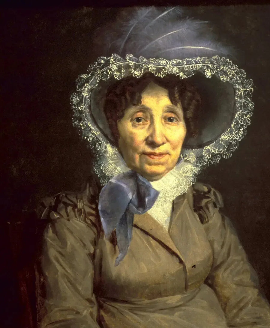 Porträtt av gammal kvinna - Jacques-Louis David