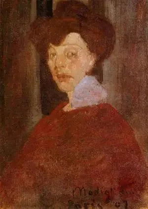 Kvinna porträtt - Amedeo Modigliani