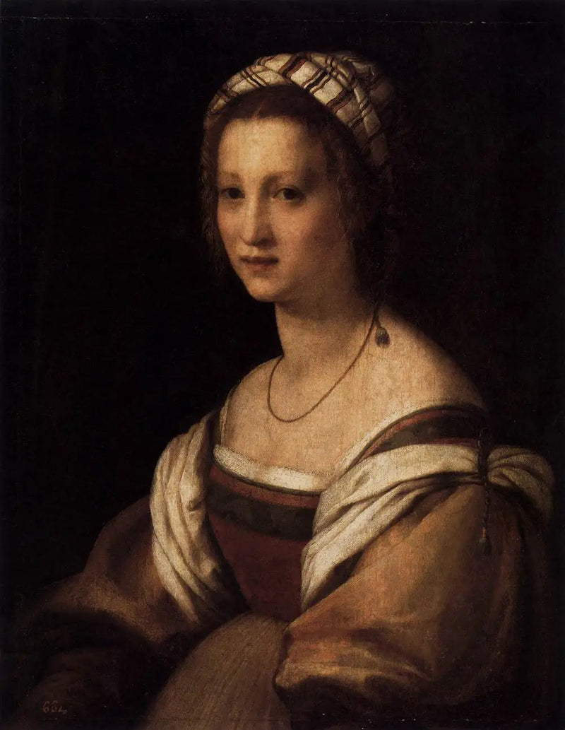 Porträtt av kvinna - Andrea del Sarto