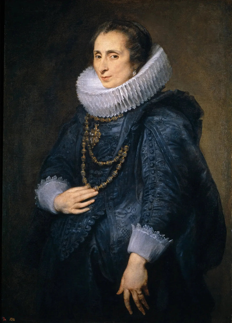 Porträtt av kvinna - Antoine van Dyck