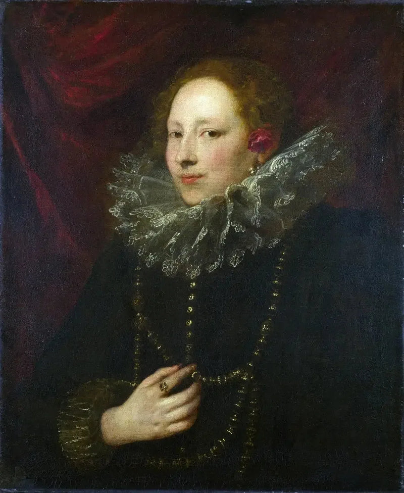 Kvinnoansikte - Antoine van Dyck