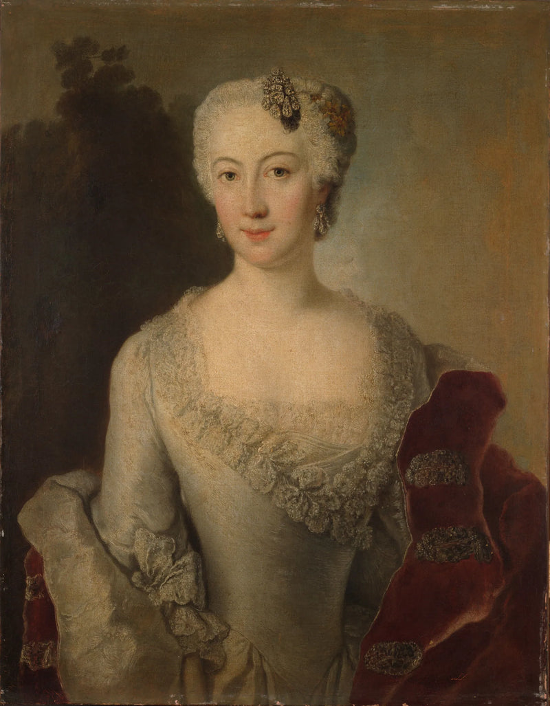 Porträtt av kvinna - Anton Raphael Mengs