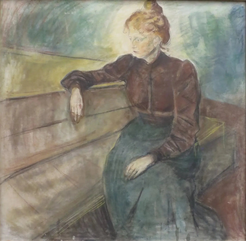 Porträtt av kvinna - Edvard Munch
