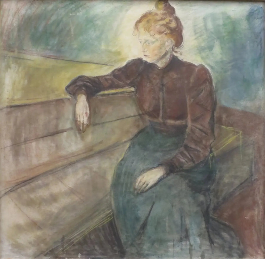 Porträtt av kvinna - Edvard Munch
