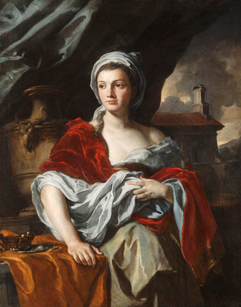 Porträtt av kvinna - Francesco Solimena