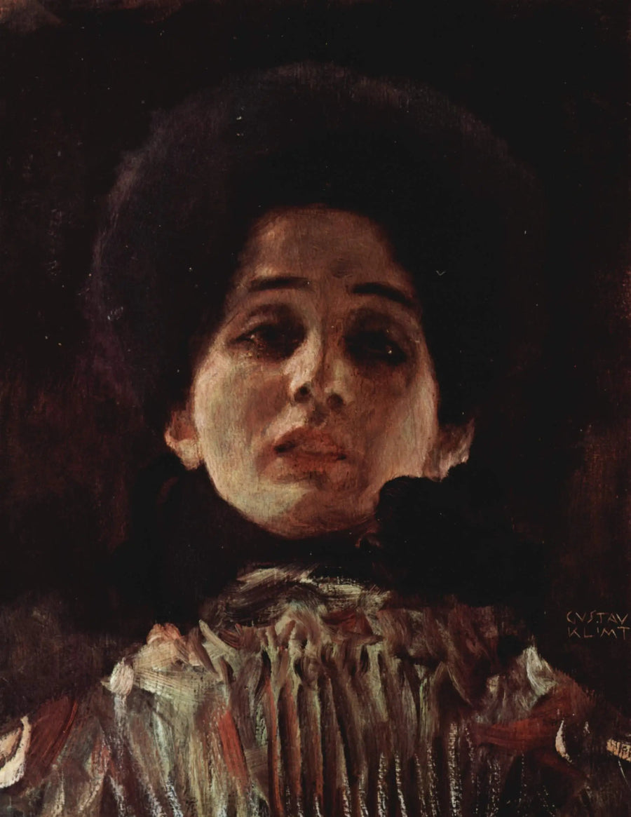 Porträtt av kvinna - Gustav Klimt