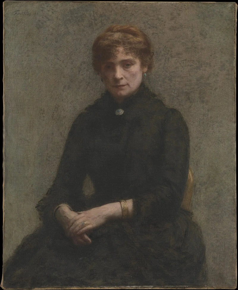 Kvinnoporträtt - Henri Fantin-Latour
