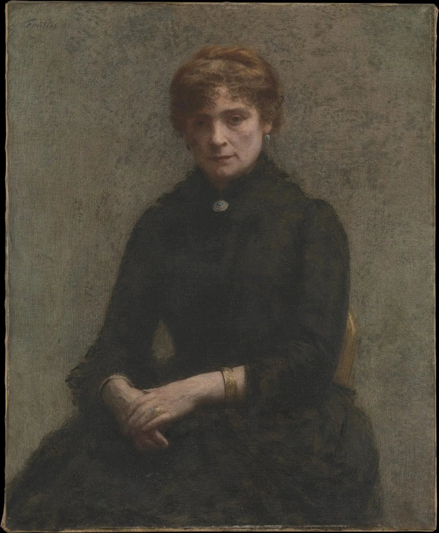 Kvinnoporträtt - Henri Fantin-Latour