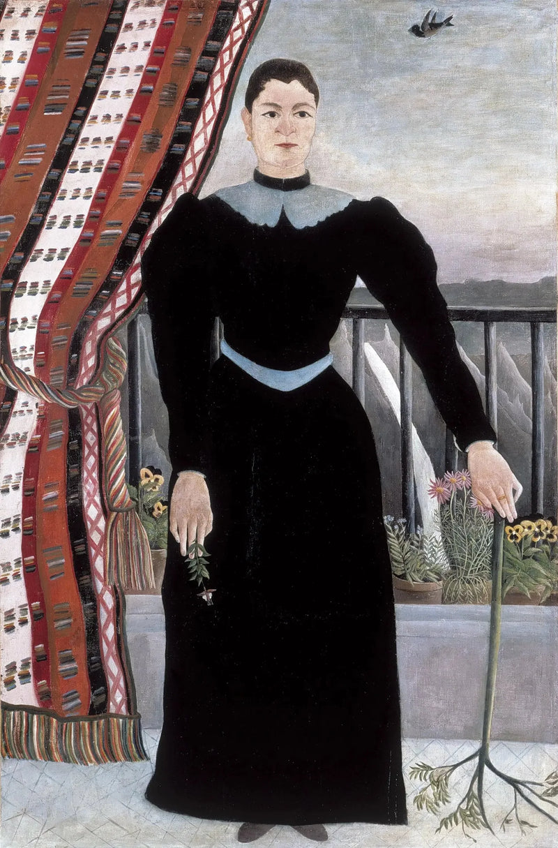 Kvinnoporträtt - Henri Rousseau
