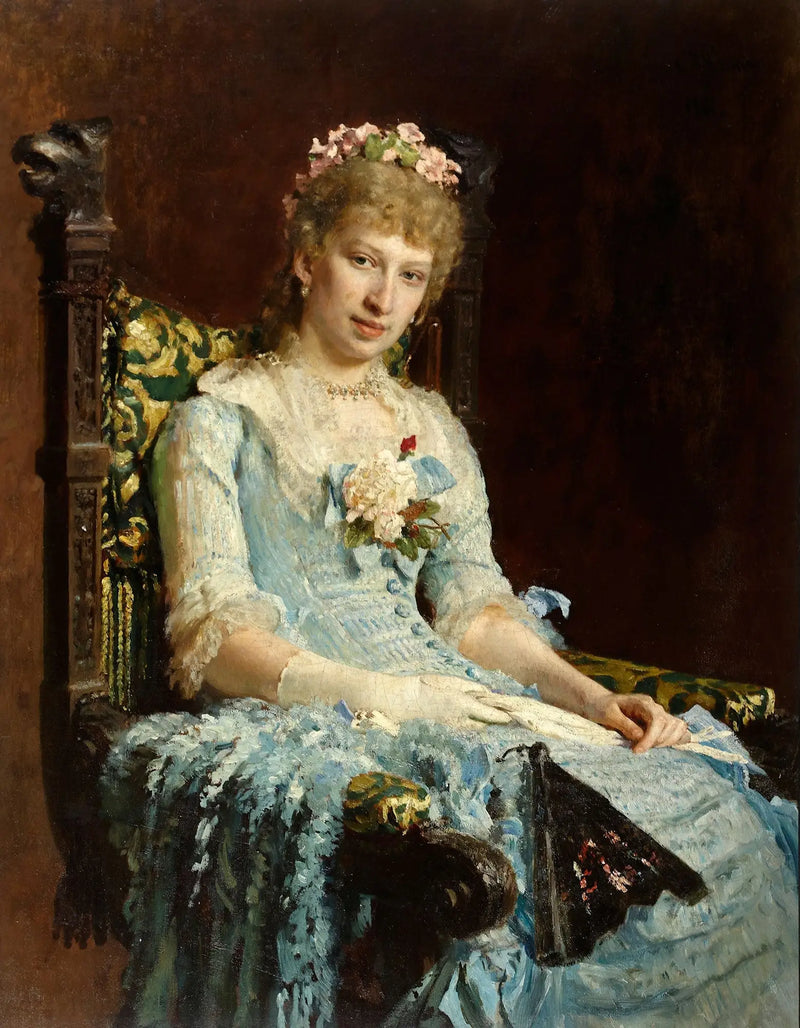 Porträtt av kvinna - Ilya Repin