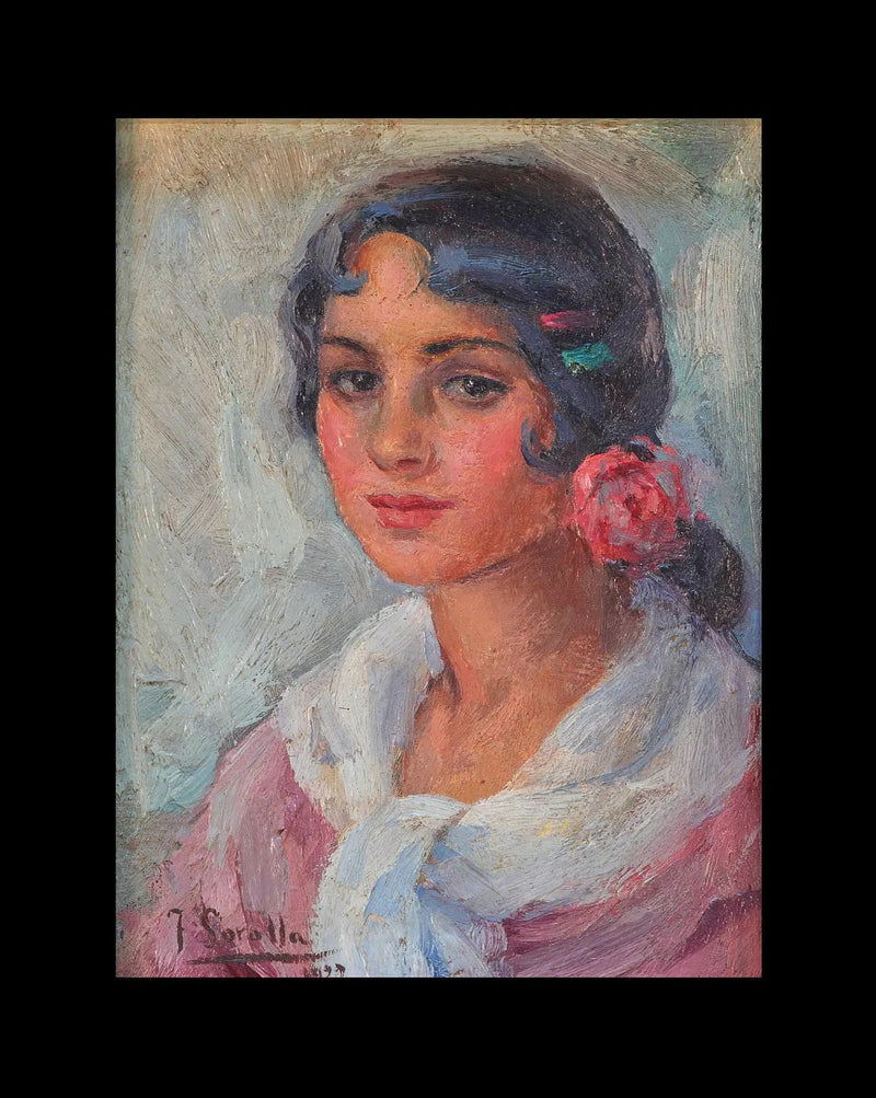 Kvinnoportätt - Joaquín Sorolla