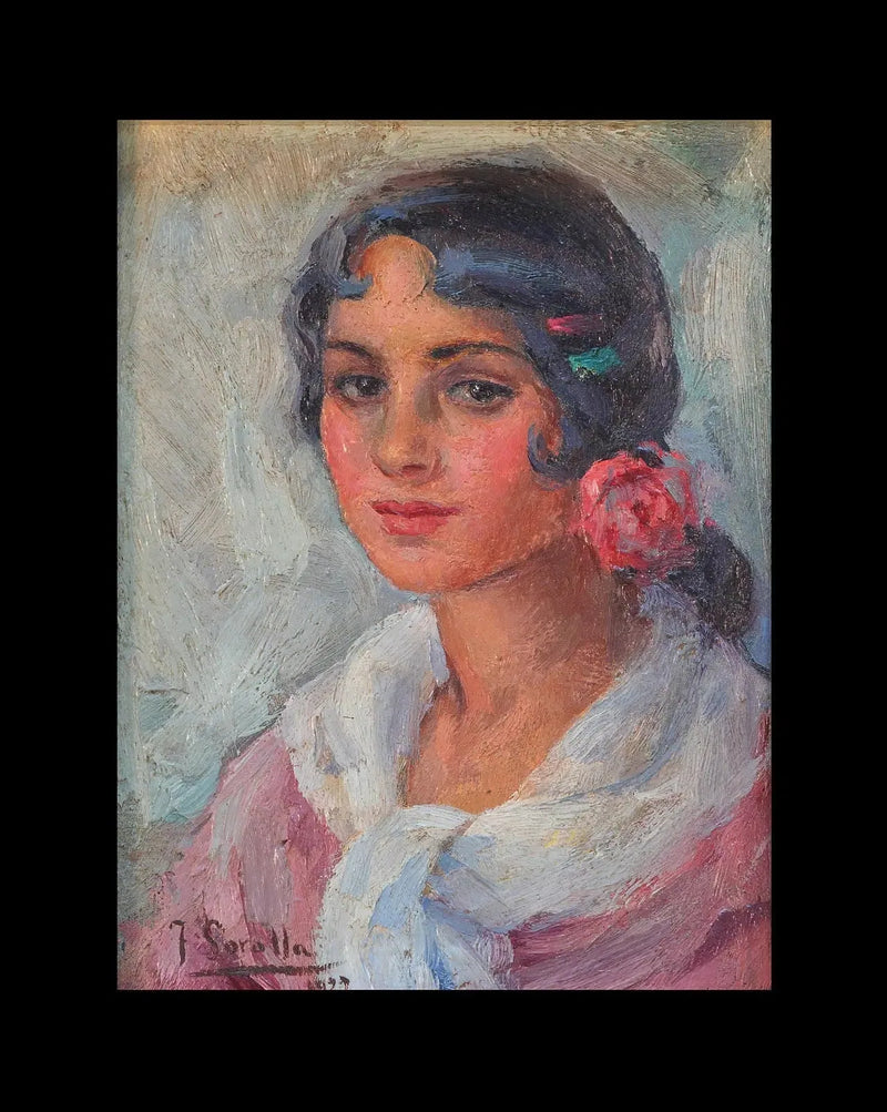 Kvinnoportätt - Joaquín Sorolla