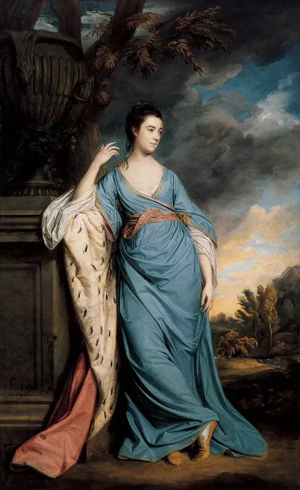 Porträtt av en kvinna - Joshua Reynolds