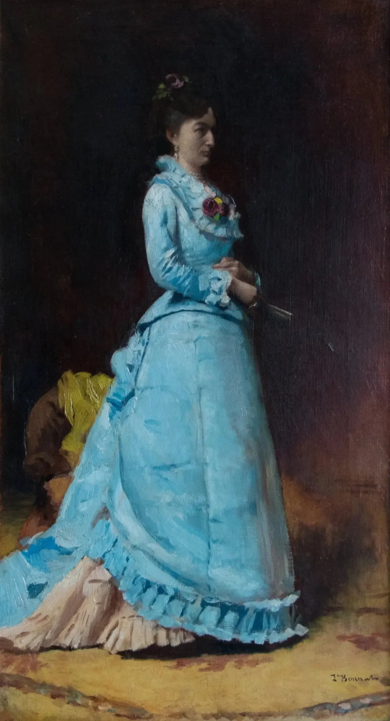 Kvinnoporträtt - Léon Bonnat