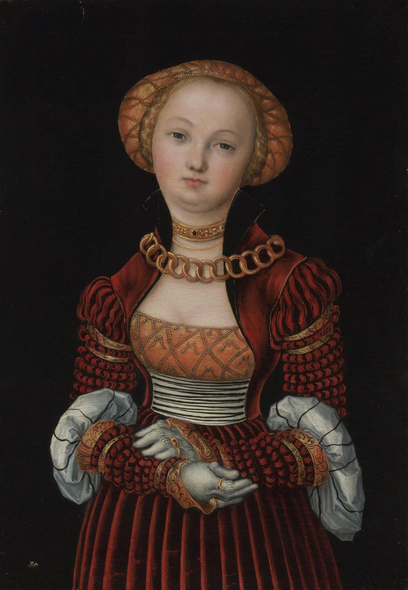 Porträtt av kvinna - Lucas Cranach den äldre