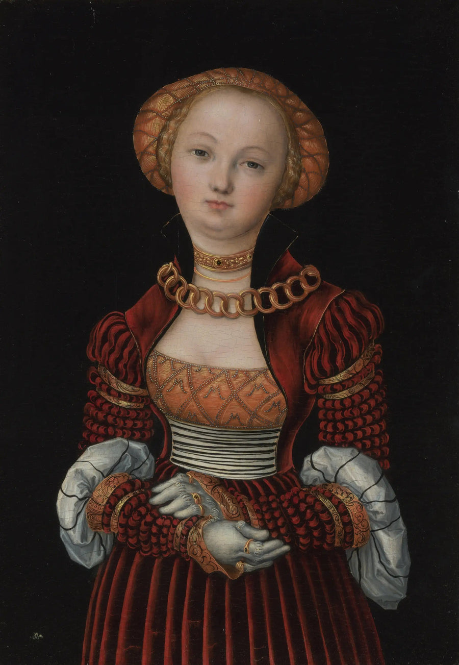 Porträtt av kvinna - Lucas Cranach den äldre