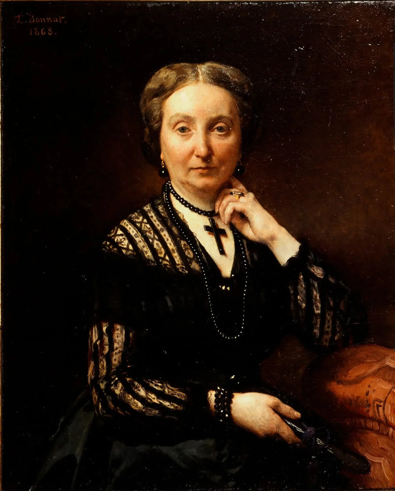 Porträtt av kvinna (P2688) - Léon Bonnat