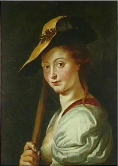 Porträtt av en kvinna, kanske Suzanna Fourment (1599-1628), 1612-1615 - Peter Paul Rubens