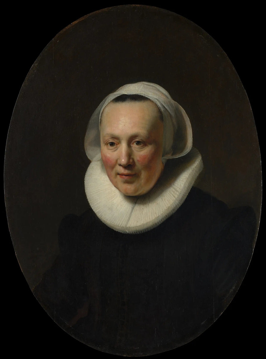 Kvinna porträtt - Rembrandt