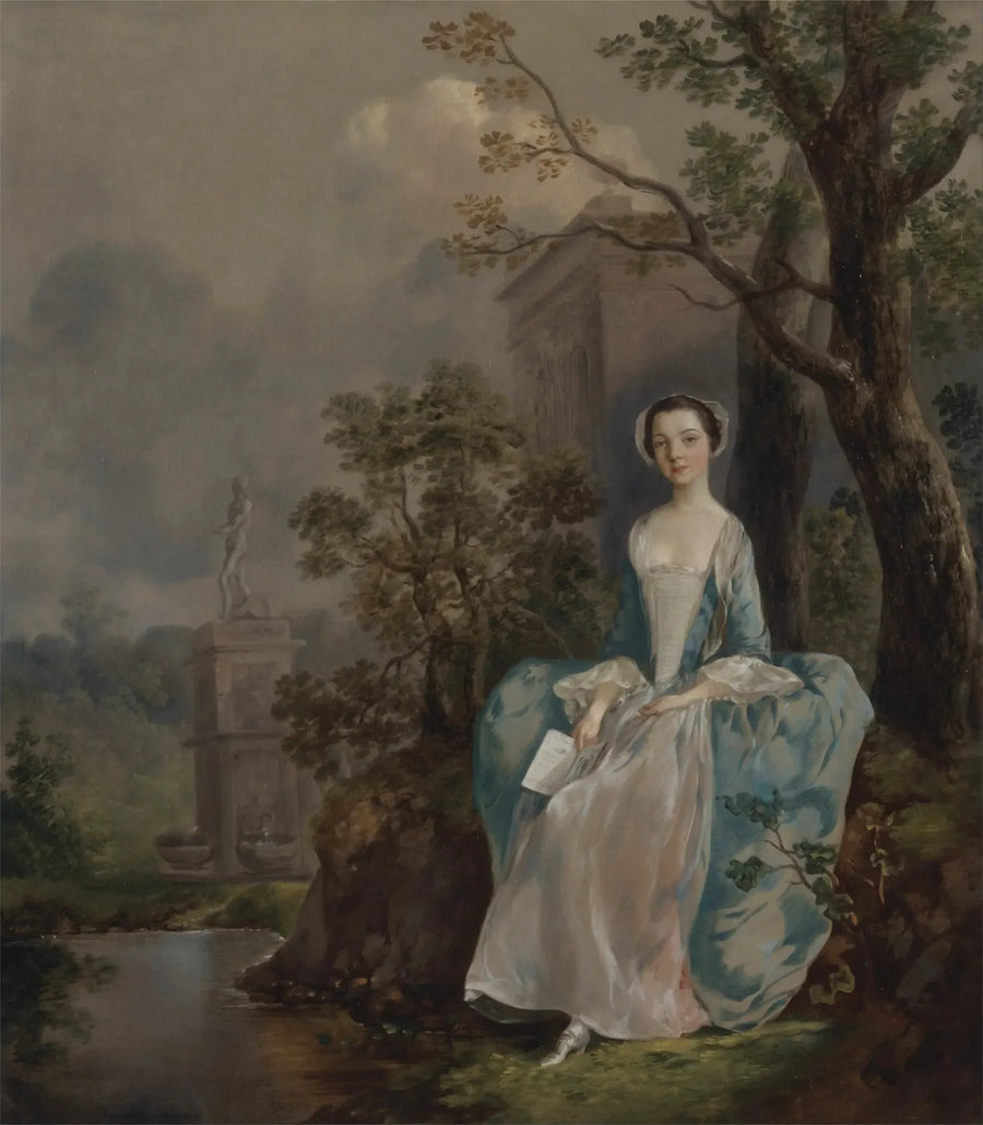 Porträtt av kvinna - Thomas Gainsborough