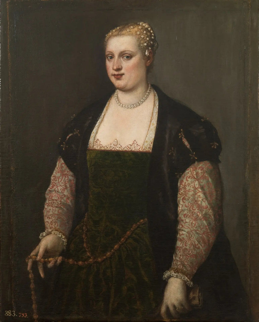 Porträtt av kvinna - Titian