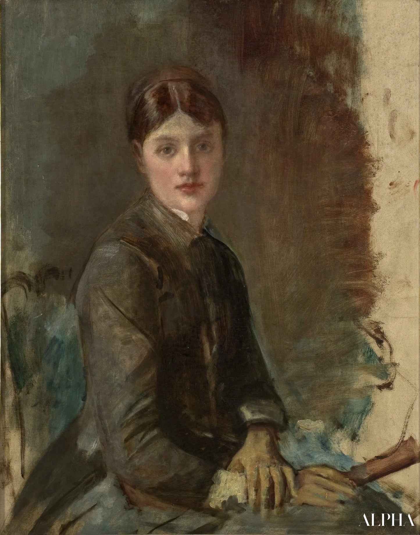 Portrait of a Woman - Toulouse Lautrec - High-end reproductions of paintings and artworks