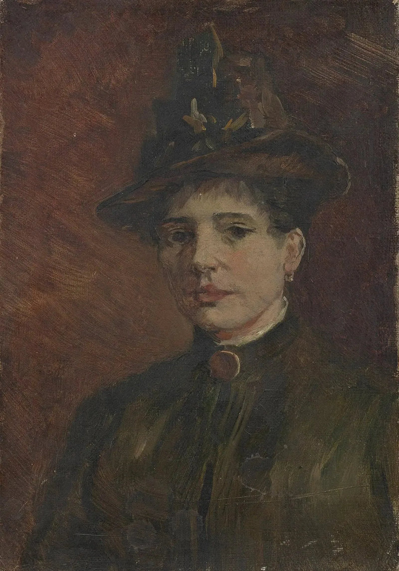 Porträtt av kvinna - Vincent van Gogh