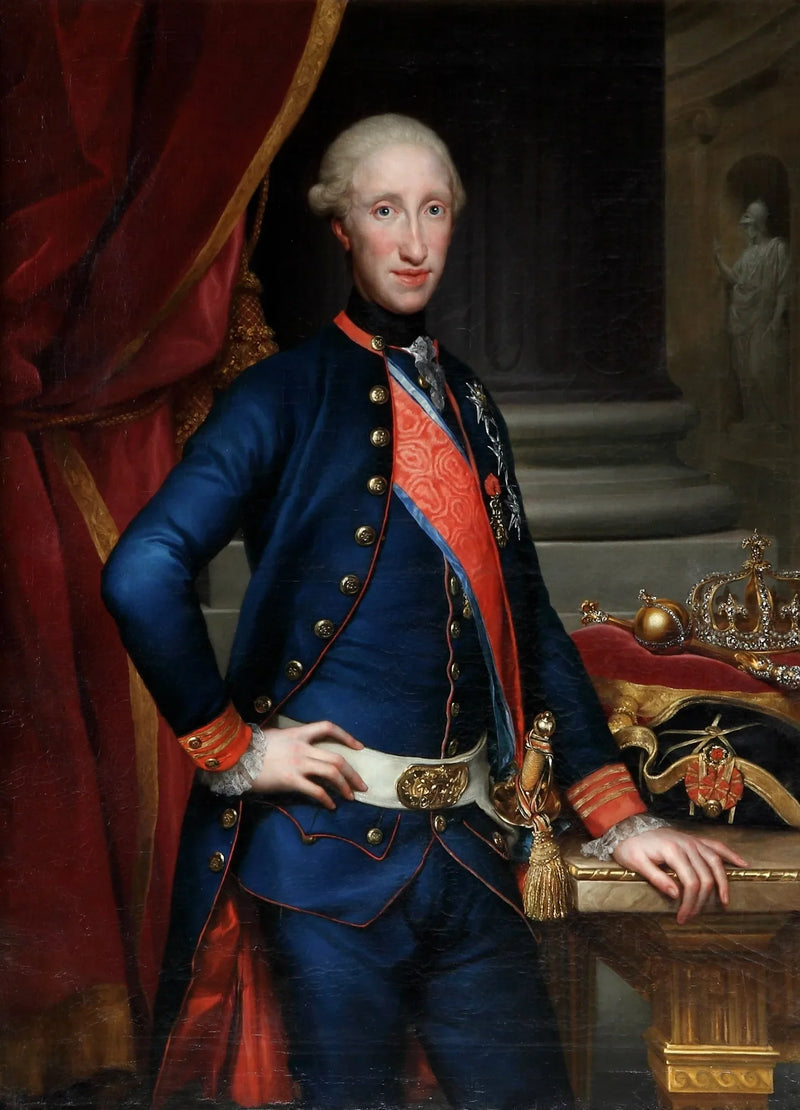 Porträtt av Ferdinand I av Deux-Siciles (1751-1825) - Anton Raphael Mengs